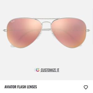 Pink aviator ray bans!